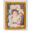 Image 1 : FRAMED COCA-COLA "DANDY GIRL"  PRINT