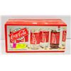 Image 1 : 8PC SET OF COCA-COLA COOLER GLASSES