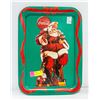 Image 1 : COCA-COLA SANTA SERVING TRAY 1990 REPRODUCTION