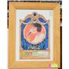 Image 1 : FRAMED COCA-COLA "GIRLY PICTURE", 16 X 19