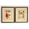 Image 2 : FRAMED COCA-COLA SERVING TRAY + 2 FRAMED PRINTS