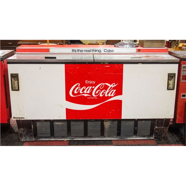 LARGE COKE COOLER APPROX: H-40" W- 27" L- 70"