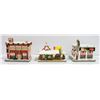 Image 1 : 11 PC COCA-COLA  XMAS VILLAGE COLLECTIBLES WITH