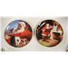 Image 1 : LOT OF 8 COCA-COLA SANTA COLLECTOR PLATES