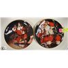 Image 2 : LOT OF 8 COCA-COLA SANTA COLLECTOR PLATES