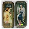 Image 1 : PAIR OF COCA-COLA SERVING TRAYS: 1972, 1973 REPRO