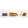 Image 1 : 3 X 1950'S DINKY MATCHBOX DIE CAST CARS BUS CRANE