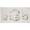 Image 1 : 3 X SWAROVSKI LIKE CRYSTAL FIGURES CLAM SNAIL