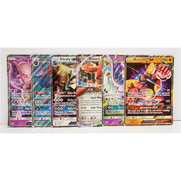 6 X GIANT SIZE POKEMON CARDS INSERTS