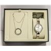 Image 1 : NEW BULOVA LADIES WATCH & NECKLACE SET