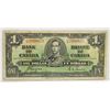 Image 1 : 1937 CANADIAN $1 BILL