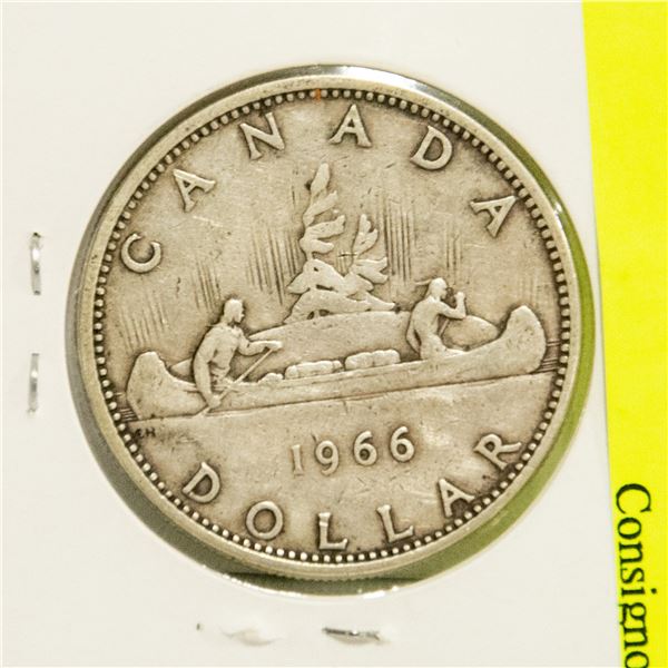 1966 SILVER CANADIAN 1.00 COIN