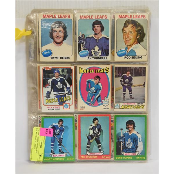 COLLECTION OF 1970'S & 80'S HOCKEY CARDS