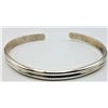 925 STERLING SILVER CUFF BANGLE BRACELET