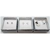 Image 1 : ESTATE LOT OF 3 925 SILVER EARRINGS IN BOXES