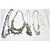 ESTATE DESIGNER FASHION STATEMENT NECKLACES LOT