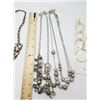 Image 3 : ESTATE DESIGNER FASHION STATEMENT NECKLACES LOT