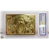 Image 1 : WCG GRADED 10 MINT 23KT GOLD KISS PSYCHO-CIRCUS