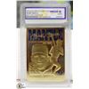 Image 1 : WCG GRADED 10 MINT 23KT GOLD MICKEY MANTLE