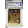 Image 1 : WCG GRADED 10 MINT 23KT GOLD MICKEY MANTLE