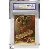 Image 1 : WCG GRADED 10 MINT 23KT GOLD STAR WARS