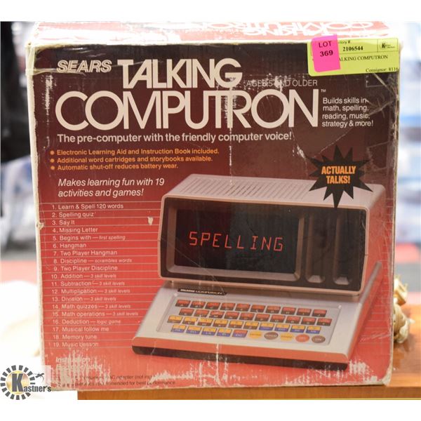 VINTAGE TALKING COMPUTRON