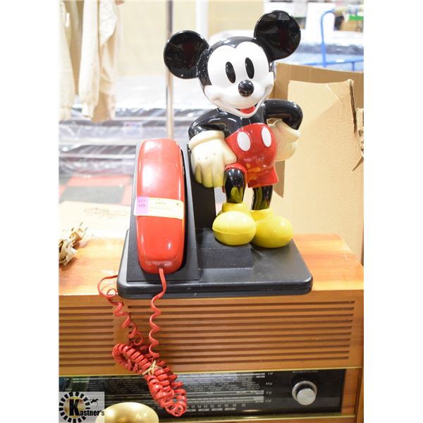 VINTAGE MICKEY MOUSE TELEPHONE