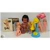 Image 1 : DOLL COLLECTION WITH SOME NEW OLD STOCK TOYS