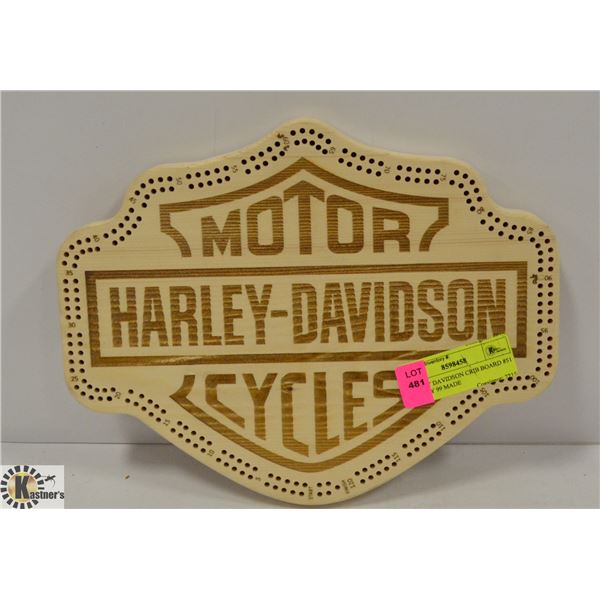 HARLEY DAVIDSON CRIB BOARD #51 OF ONLY 99 MADE