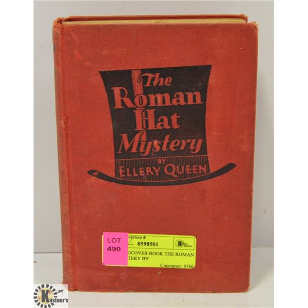 1929 HARDCOVER BOOK THE ROMAN HAT MYSTERY BY