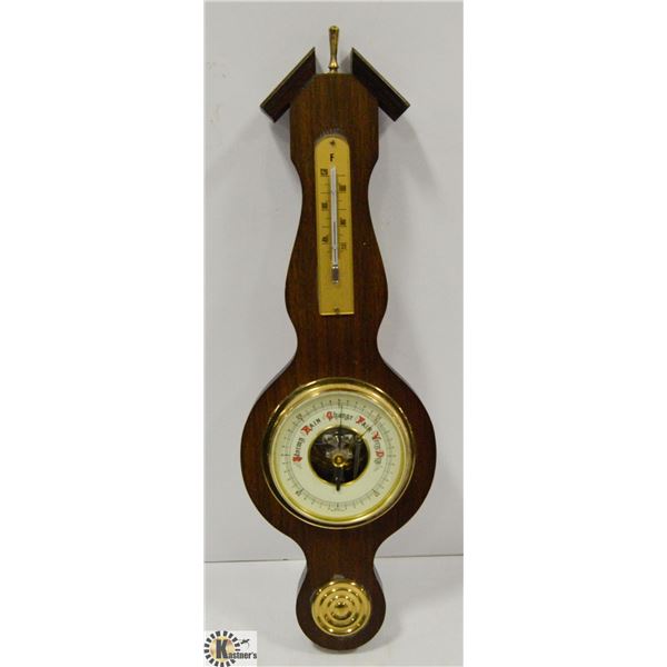 VINTAGE GERMAN BAROMETER / THERMOMETER