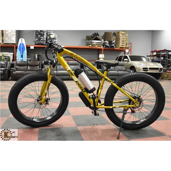 NEW SPEED FAT TIRE ELECTRIC BIKE WITH FRONT