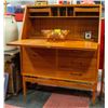 TEAK UPRIGHT DESK