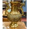 BRASS DRAGON VASE APPROX 14" TALL