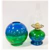 Image 2 : ANTIQUE COLOR GLASS LANTERN