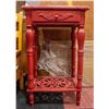 RED DECORATIVE SIDE TABLE