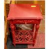 Image 2 : RED DECORATIVE SIDE TABLE