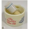 Image 1 : VINTAGE OLD SPICE SHAVING MUG & BRUSH, SHIP GRAND