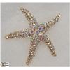 Image 1 : RHINESTONE STARFISH BROOCH