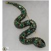 Image 1 : RHINESTONE SNAKE BROOCH