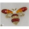 Image 1 : RHINESTONE BUMBLEBEE BROOCH