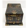 Image 1 : ORIENTAL 4 DRAWER STORAGE BOX W/ POP UP MIRROR