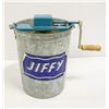 VINTAGE JIFFY HAND CRANK ICE CREAM MAKER