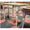 Image 1 : ANTIQUE WOODEN TABLE APPROX: H-30", W-26", L-36"