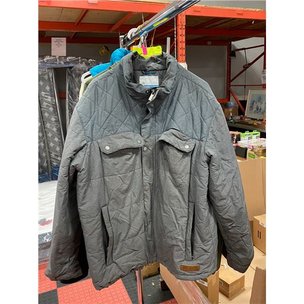 COLUMBIA SIZE XL GREY LAYERING JACKET