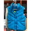 Image 1 : NEW TURQUOISE PUFFY WINTER VEST - SIZE SMALL