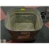 Image 1 : VINTAGE GALVANIZED LAUNDRY TUB