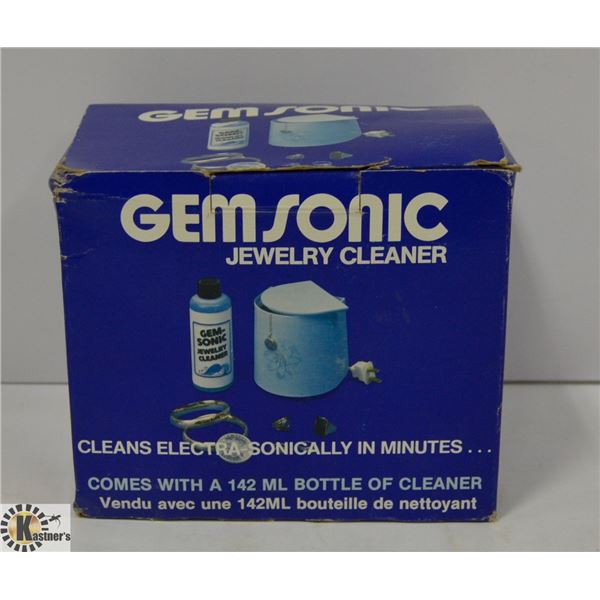 1960'S GEMSONIC JEWELLRY CLEANER - UNUSED