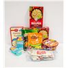 FLAT LOT OF ASSORTED BRAND NAME FOOD PRODUCTS