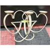 Image 1 : WALL METAL CANDLEABRA APPROX 16" TALL 12" WIDE